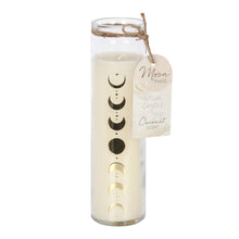 Load image into Gallery viewer, Coconut Scented Moon Phase Tube Candle
