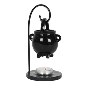 Witches Cauldron Hanging Oil Burner Goth Decor