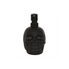Load image into Gallery viewer, Black Skull Soap Dispenser
