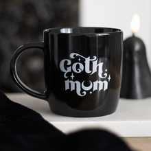 Load image into Gallery viewer, Goth Mum Black Mug Gothic Homeware
