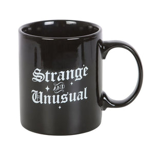 Strange and Unusual Black Mug Goth Homeware