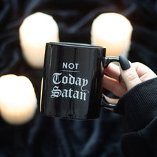 Load image into Gallery viewer, Not Today Satan Mug Goth Homeware
