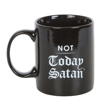 Load image into Gallery viewer, Not Today Satan Mug Goth Homeware
