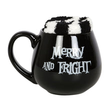 Load image into Gallery viewer, Merry and Fright Mug and Socks Set Goth Home Decor
