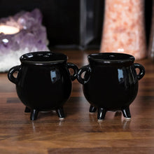 Load image into Gallery viewer, Cauldron Salt &amp; Pepper Shaker Cruet Set
