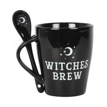 Load image into Gallery viewer, Witches Brew Mug and Spoon Set Gothic Homeware
