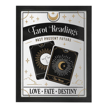 Load image into Gallery viewer, Tarot Readings Mirrored Wall Hanging Witchy Goth Decor
