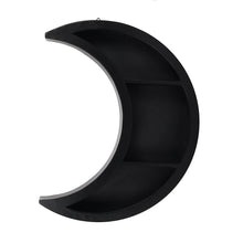 Load image into Gallery viewer, Black Crescent Moon Shelf
