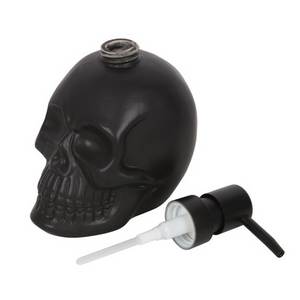 Black Skull Soap Dispenser