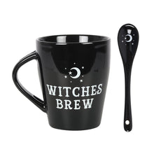 Load image into Gallery viewer, Witches Brew Mug and Spoon Set Gothic Homeware
