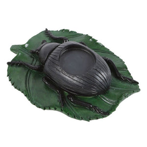 Beetle Tealight Candle Holder Goth Homeware