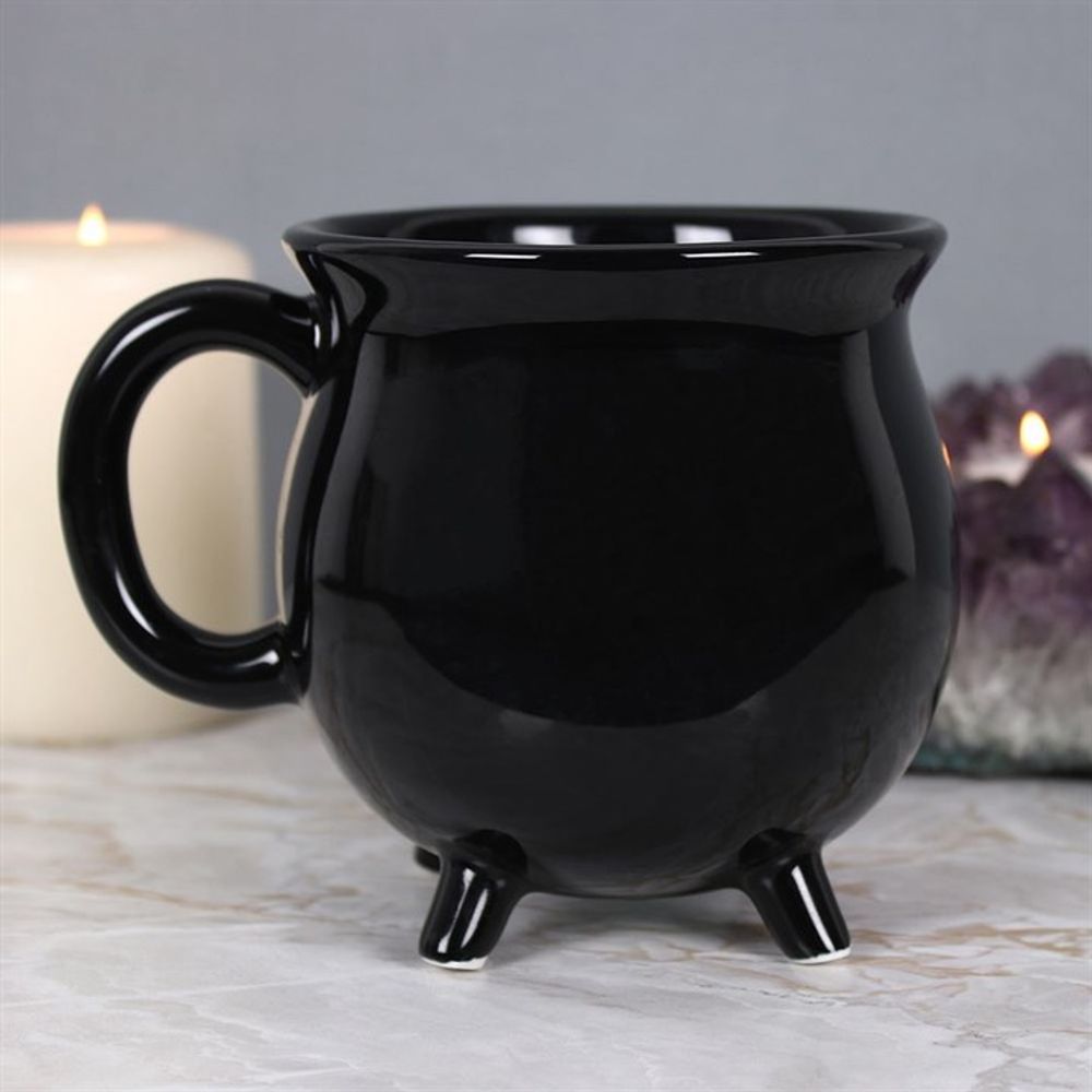 Black Gothic Cauldron Mug