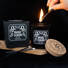 Load image into Gallery viewer, Snake Venom Dark Opium Candle Gothic Homeware
