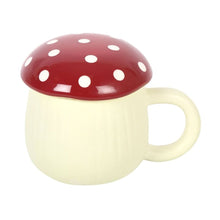 Load image into Gallery viewer, Mushroom Shaped Mug Whimsical Witchy Decor
