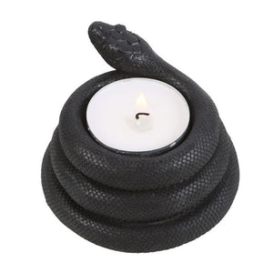 Snake Tealight Candle Holder Gothic Homeware