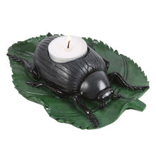 Load image into Gallery viewer, Beetle Tealight Candle Holder Goth Homeware
