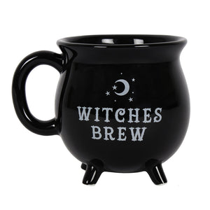 Witches Brew Cauldron Mug Goth Homeware