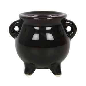 Pentagram Cauldron Ceramic Incense Holder Goth Homeware