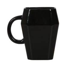 Load image into Gallery viewer, Death Before Decaf Coffin Mug
