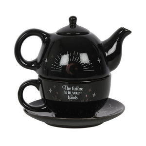 The Fortune Teller Tea For One Tea Set Goth Homeware